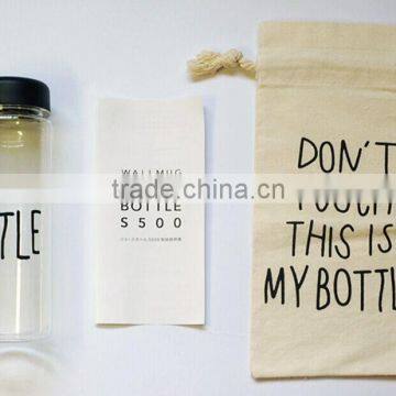 My Bottle 500Ml Fashion Sport My Bottle Lemon Juice Readily cup space cup water bottles For Best Gift