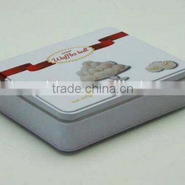 white praline tinplate box for sell