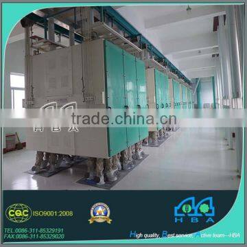 100 tons newest design hot selling wheat flour mill china biggest supplier HBA