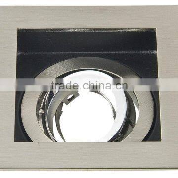 Zinc alloy square recessed ceiling lamp