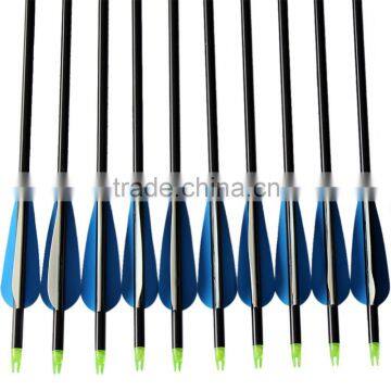 Aluminum arrow for archery bow,hunting aluminum arrow shafts