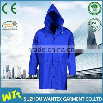 wholesale multi-color polyester waterproof industrial rain coat