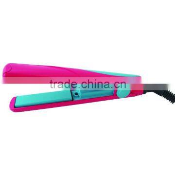 Mini ceramic hair straightener