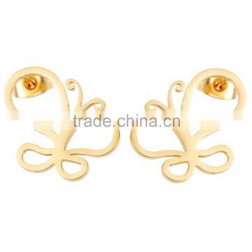 earrings saudi gold jewelry fashion zircon stud earrings