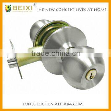 2016 201 Stainless Steel SS Finish Cylindrical Security Knob Door Lock