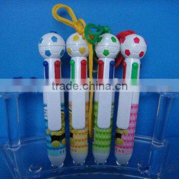 4colors football multicolor ballpoint pen