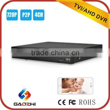 4CH 720P TVI or AHD or 960H hybrid input Hybrid AHD TVI DVR