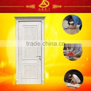 christmas decoration white door with glass luxury interior mdf door