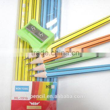 7 Inch Custom Hexgonal Pencil Set With Eraser photo-2