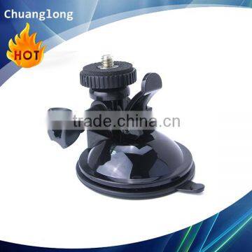 Sticky suction cup camera mount with 1/4'' camera head adapter