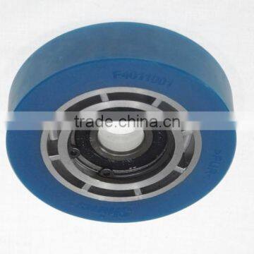 Escalator Step Roller 100mm, 100x25mm, bearing 6204, 100x25x6204, Blue