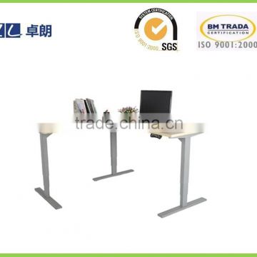 sitting to a standing position office desk with three legs office table working table