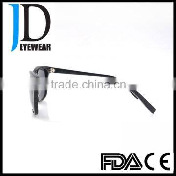 High Quality Acetate Square Frame Black Sun Glasses for Man