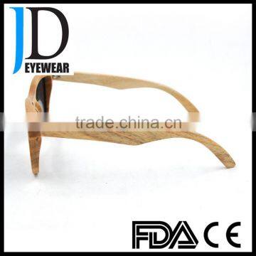 2016 Rectangle Women Mens Cool Natural Wood Rectangle Wooden Sunglasses
