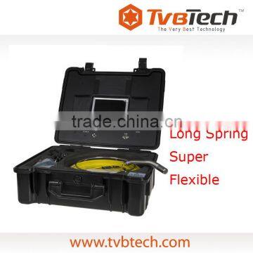 20-40m CCTV drain inspection camera with flexible 23mm camera head