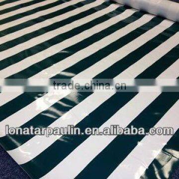 Striped Coated Tents