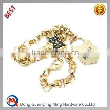 2015 Fashion Custom Metal Keychain And Ring For Bags