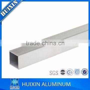 Aluminum Profile Sliding Track Aluminum Hollow Bar With Anodizing Matt Silver
