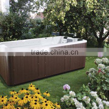 2015 USA Ballboa System Massage Bathtub hydrotherapy swimming spa with LED light