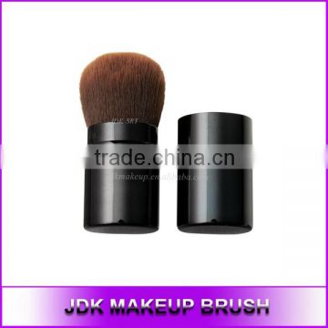 High Quality Black Retractable Brush with Black Short Handle/Kabuki Brush