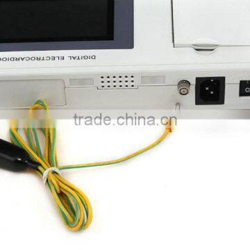 CE Approved Three Channel Color LCD Display 12-lead Built ECG Machine in USB/RS232 Interface photo-3