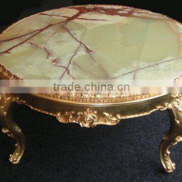 Antique gold table