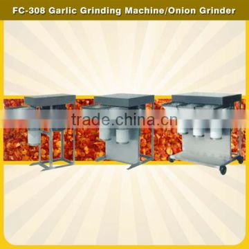 FC-308 Full Automatic Adjustable Garlic Root Cutting Grinding Machine