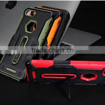 ORIGINAL NILLKIN Stronger Defender 4 Rubber Rugged Cover Case for IPhone 7 ALLOY KICKSTAND CASE ROBOT KICKSTAND CASE photo-5