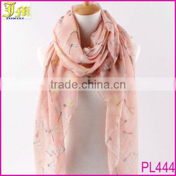 Dragonfly Fashion Decorative Infinity Scarf Circle Cowl Neck Long Shawl