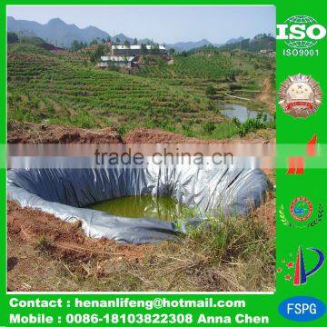 Factory directly supply plastic three layer woven FSPG fabric geomembrane , hdpe membrane for fish pond liner