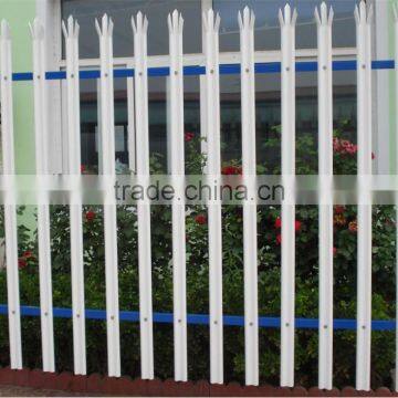 Iron Galvanized Palisade Fencing/galvanized Steel Fence Palisade Fence