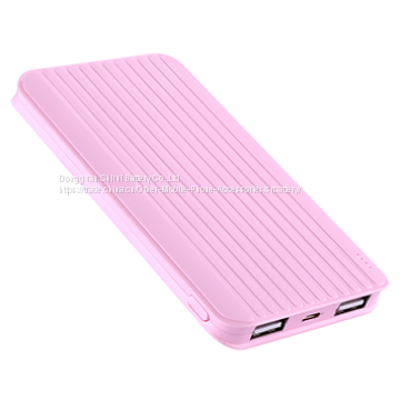 4000-8000mah li polymer dual usb power bank