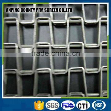 NST Certification Cold Weather Stainless Steel Sheet Metal Slat Conveyor Belt