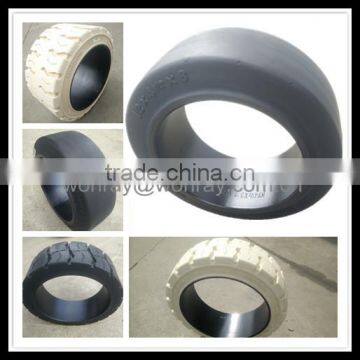 factory supply WonRay brand 21x7x15 12x5x8 15x5x11 1/4 forklift press on solid tires for sale