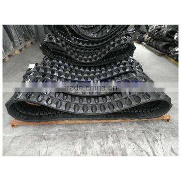 Mini excavator bulldozer parts custom rubber tracks , atv rubber track system