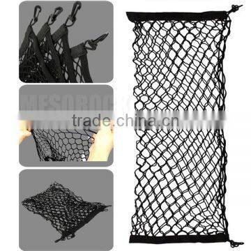 Black Mesh Net Hammock Cargo Storage Mesh Storage Net Trunk Cargo Organizer Cargo Net photo-6