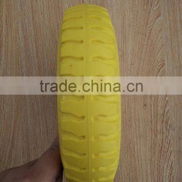 Wholesale Hot Sale Durable Small Size Metal Rim PU Wheel photo-3