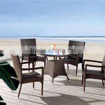 CH-H12 garden furniture rattan furniture rattan dining set