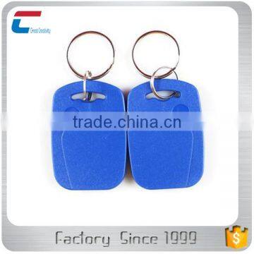 China Manufacturer Custom Design Contactless Writable RFID ABS Keychain Key Fob With Rings photo-3