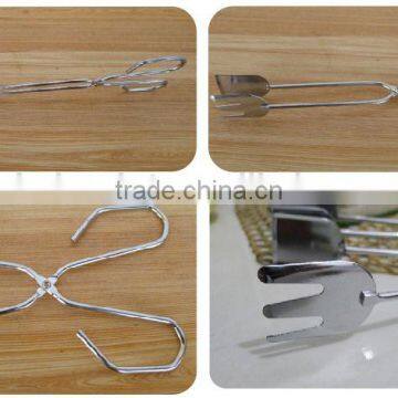 Big Size Bbq Tongs Charcoal Grip Multi-function Clip Grill Barbecue Charcoal Pliers Tools photo-5