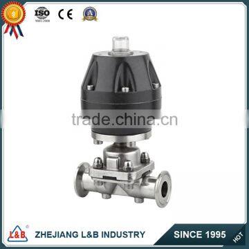 Sanitary stainless steel pneumatic diaphragm valve
