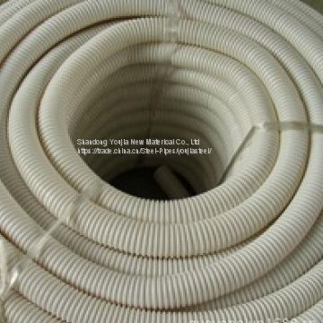 PVC/upvc/cpvc material single wall corrugated plastic pipe/hose/tube