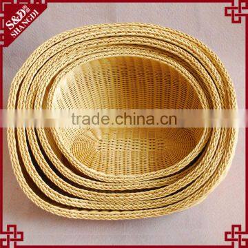 Multi Sizes Washable Plastic Rattan Woven Funny Pet Basket Wholesale Dog Beds photo-4