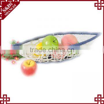 S.D Luxury Leather Gift Packing Basket for Fruit, Festival Gift Basket