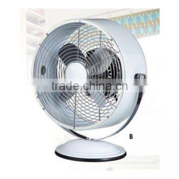 Vintage Collection Black Echo Swivel Table Fan.Metal Finish photo-4