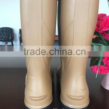 Western Cowboy Men Safety Boots Pvc Rain Boots Safety Shoes photo-3