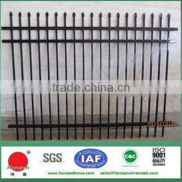 Easily Assembled PVC Coated cheap iron bar fence