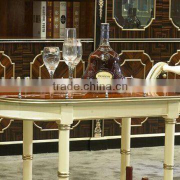 European Style Luxury Wooden Dining Car, Fashionable Villa Convenient Tea/Wine Serving Trolley (BF01-ML021) photo-5