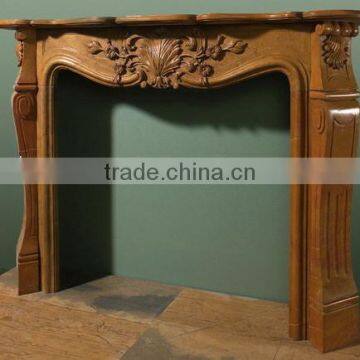 Factory Promotion Marble Fireplace Mantel photo-4