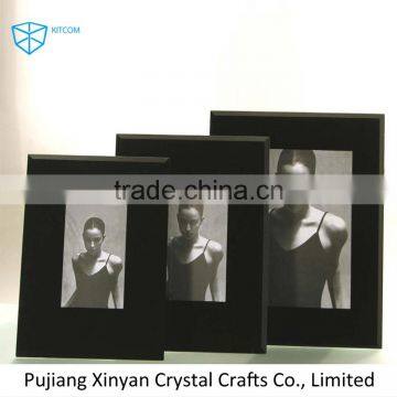 Best Seller Custom Design Transparent Crystal Table Photo Frame With Good Offer